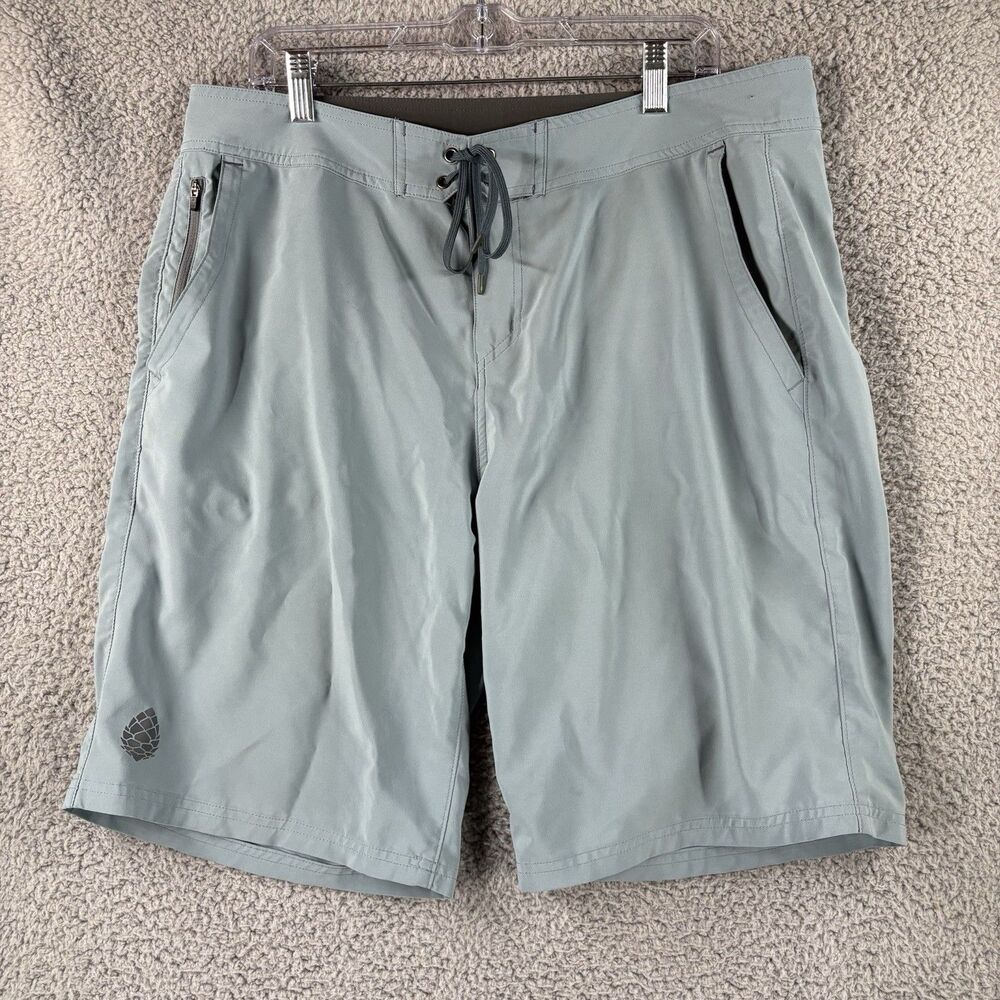 Stio CFS Board Shorts Men’s 36x19 Blue Hybrid Swim Quick Dry Hiking 10” Inseam